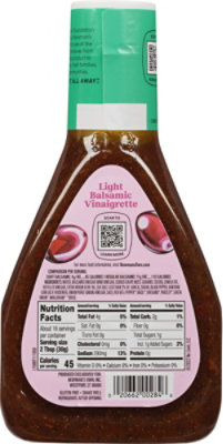 Newmans Own Lite Vinaigrette Balsamic - 16 Fl. Oz. - Image 5