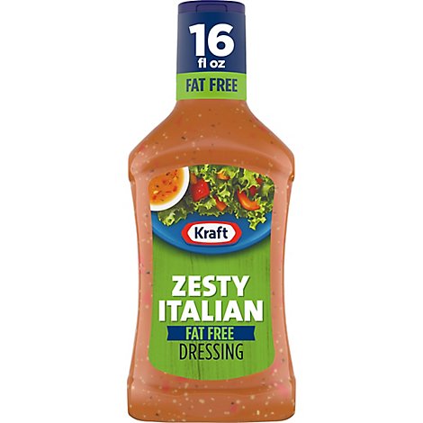 Kraft Dressing Fat Free Zesty Italian - 16 Fl. Oz.