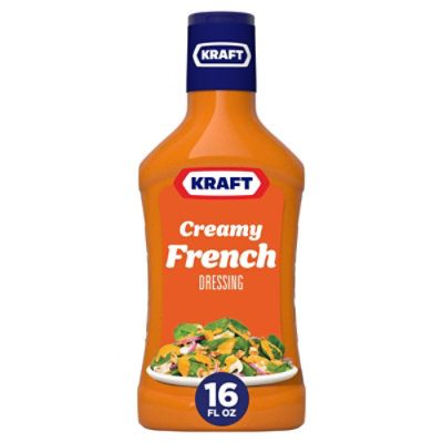 Kraft Creamy French Salad Dressing Bottle - 16 Fl. Oz. - Image 1