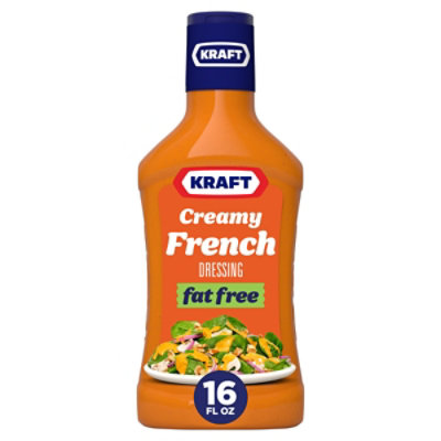 Kraft Creamy French Fat Free Salad Dressing Bottle - 16 Fl. Oz. - Image 1