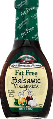 Maple Grove Farms Vinaigrette Fat Free Balsamic - 8 Fl. Oz. - Image 2