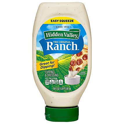 Hidden Valley The Original Ranch Topping & Dressing Squeeze Bottle - 20 Fl. Oz. - Image 1