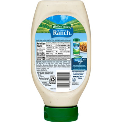 Hidden Valley The Original Ranch Topping & Dressing Squeeze Bottle - 20 Fl. Oz. - Image 2