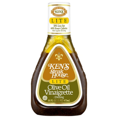 Kens Steak House Lite Dressing Olive Oil Vinaigrette - 16 Fl. Oz. - Image 2