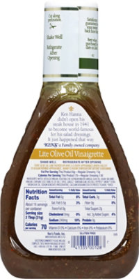 Kens Steak House Lite Dressing Olive Oil Vinaigrette - 16 Fl. Oz. - Image 5