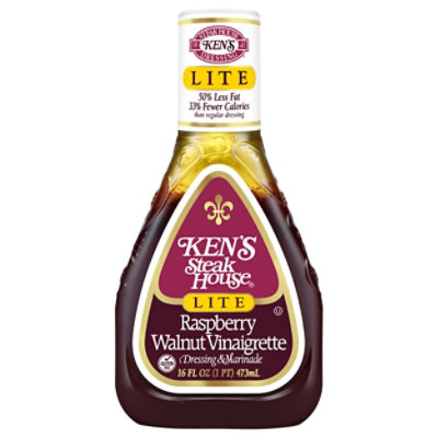 Kens Steak House Dressing Lite Raspberry Walnut Vinaigrette - 16 Fl. Oz. - Image 2