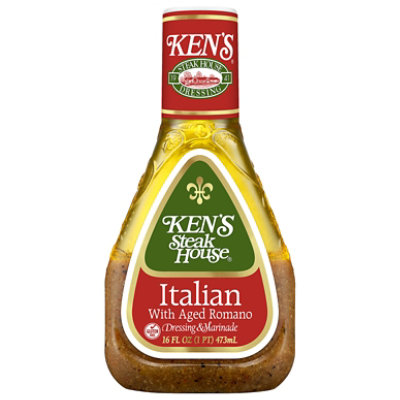 Kens Steak House Dressing Italian with Aged Romano - 16 Fl. Oz. - Image 2