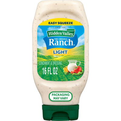 Hidden Valley The Original Ranch Dressing Light Thick & Creamy - 16 Fl. Oz.