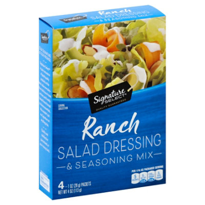 Signature SELECT Salad Dressing & Seasoning Mix Ranch Pack - 4-1 Oz