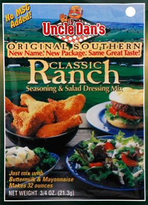 Uncle Dans Seasoning and Salad Dressing Mix Classic Ranch - 0.75 Oz - Image 2