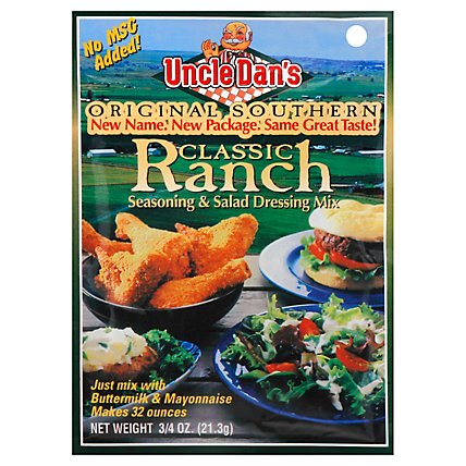 Uncle Dans Seasoning and Salad Dressing Mix Classic Ranch - 0.75 Oz - Image 1