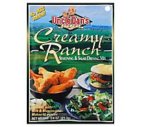 Uncle Dans Seasoning and Salad Dressing Mix Creamy Ranch - 0.75 Oz