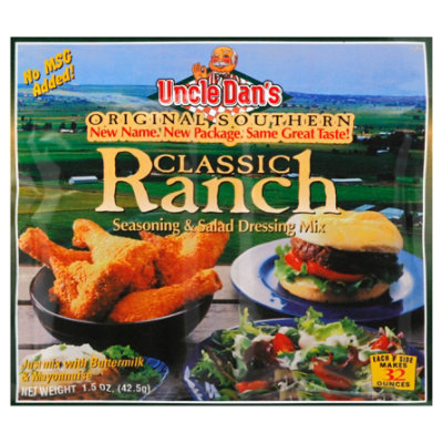 Uncle Dans Seasoning and Salad Dressing Mix Classic Ranch - 1.5 Oz
