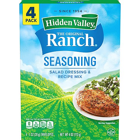 Hidden Valley Salad Dressing & Seasoning Mix - 4-1 Oz