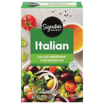 Signature SELECT Italian Pack Salad Dressing And Seasoning Mix - 4-0.7 Oz - Image 2