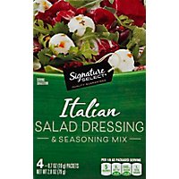 Signature SELECT Salad Dressing & Seasoning Mix Italian Pack - 4-0.7 Oz - Image 2