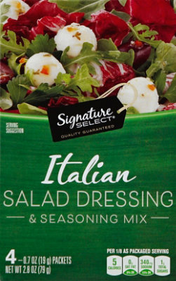 Signature SELECT Italian Pack Salad Dressing And Seasoning Mix - 4-0.7 Oz - Image 2