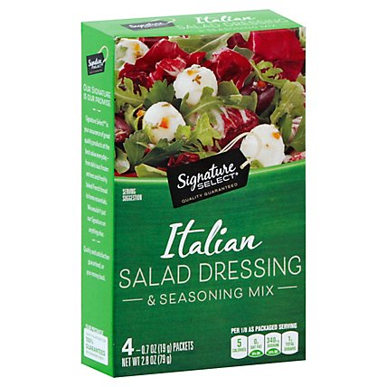 Signature SELECT Salad Dressing & Seasoning Mix Italian Pack - 4-0.7 Oz - Image 1