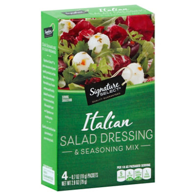 Signature SELECT Italian Pack Salad Dressing And Seasoning Mix - 4-0.7 Oz - Image 1