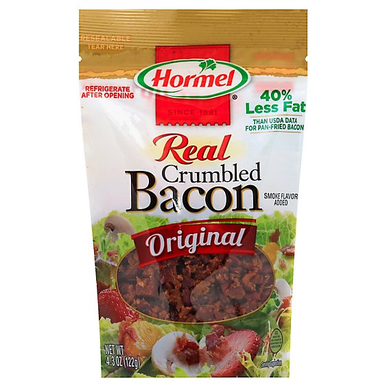 Hormel Real Crumbled Bacon Original - 4.3 Oz