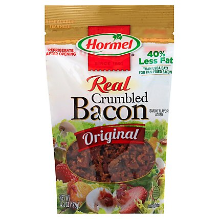 Hormel Real Crumbled Bacon Original - 4.3 Oz - Image 1