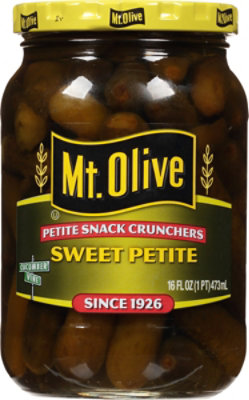 Mt. Olive Pickles Petite Snack Crunchers Sweet Petite - 16 Fl. Oz. - Image 1