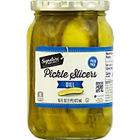 Signature SELECT Pickles Slicers Dill Jar - 16 Fl. Oz. - Image 2
