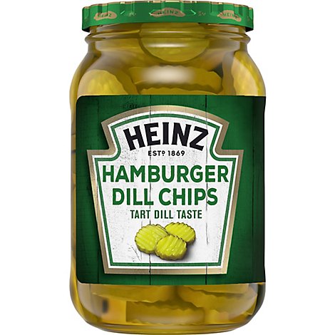 Heinz Pickles Chips Hamburger Dill - 16 Fl. Oz.