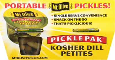 Mt. Olive Pickles Petite Kosher Dills Pak - 4-3.7 Fl. Oz. - Image 1