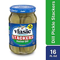 vlasic Stackers Pickles Kosher Dill - 16 Fl. Oz. - Image 2