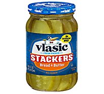 Vlasic Stackers Bread And Butter Pickles - 16 Fl. Oz.