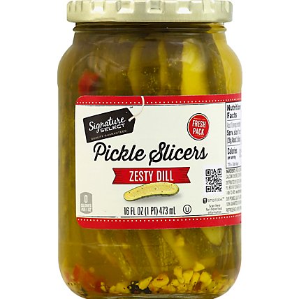 Signature SELECT Pickles Slicers Zesty Dill Jar - 16 Fl. Oz. - Image 2