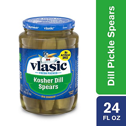 Vlasic Keto Friendly Kosher Dill Pickle Spears - 24 Fl. Oz. - Image 2