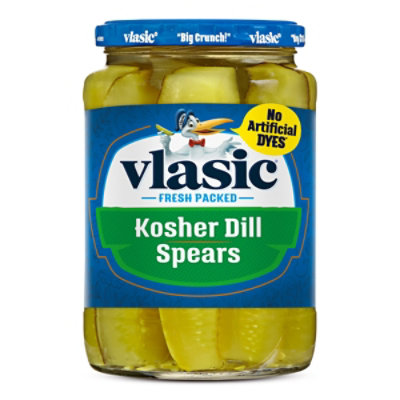 Vlasic Keto Friendly Kosher Dill Pickle Spears - 24 Fl Oz - Image 1