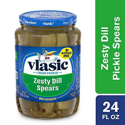 vlasic Pickles Spears Zesty Dill - 24 Fl. Oz. - Image 2