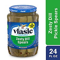vlasic Pickles Spears Zesty Dill - 24 Fl. Oz. - Image 2