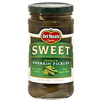 Del Monte Pickles Gherkin Sweet - 12 Fl. Oz. - Image 1