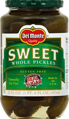 Del Monte Pickles Whole Sweet - 22 Fl. Oz. - Image 2