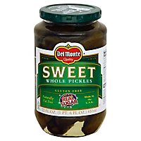 Del Monte Pickles Whole Sweet - 22 Fl. Oz. - Image 1