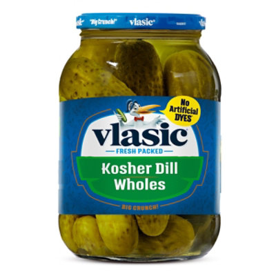 Vlasic Keto Friendly Kosher Dill Whole Pickles - 46 Fl Oz - Image 1