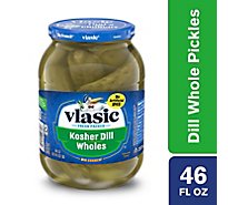 Vlasic Keto Friendly Kosher Dill Whole Pickles - 46 Fl. Oz.