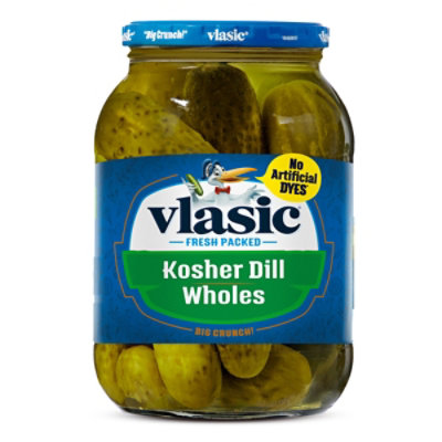 Vlasic Pickles Wholes Kosher Dill 46 Fl Oz Safeway