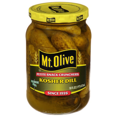 Mt. Olive Pickles Petite Snack Crunchers Kosher Dill - 16 Fl. Oz.