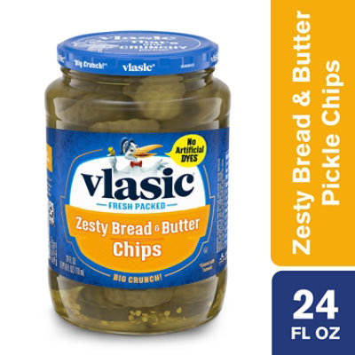 Vlasic Pickles Chips Bread & Butter Zesty - 24 Fl. Oz. - Image 2