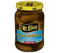 Mt. Olive No Sugar Added Pickles Sweet Gherkins - 16 Fl. Oz.