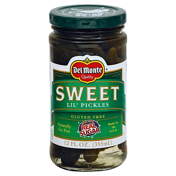 Del Monte Pickles Lil Sweet - 12 Fl. Oz.