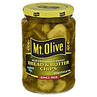 Mt. Olive Pickles Chips Bread & Butter Chips Old-Fashioned Sweet - 24 Fl. Oz. - Image 3