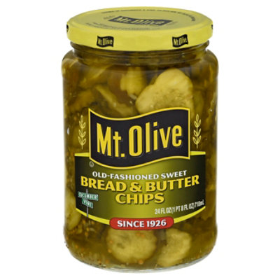 Mt. Olive Pickles Chips Bread & Butter Chips Old-Fashioned Sweet - 24 Fl. Oz. - Image 2