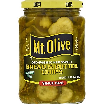 Mt. Olive Pickles Chips Bread & Butter Chips Old-Fashioned Sweet - 24 Fl. Oz. - Image 2