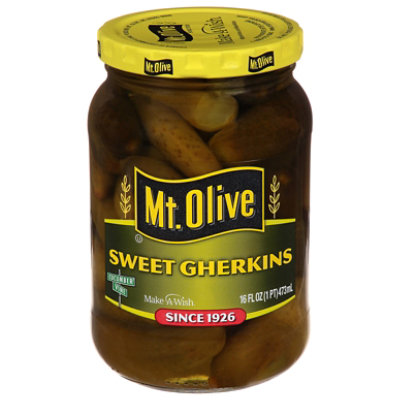 Mt. Olive Pickles Gherkins Sweet - 16 Fl. Oz. - Image 2